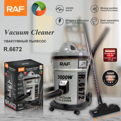 RAF European Standard Cross-Border Dry Vacuum Cleaner Household Hotel Super Strong Suction High Power Handheld Barrel a Suction Machine