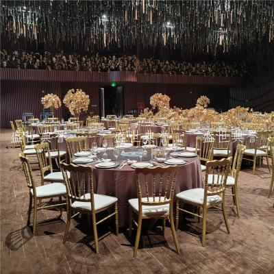 European-Style Wedding Dining Chair Hotel Theme Banquet Bamboo Chair Banquet Center Wedding Banquet Castle Chair