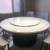 Seafood Restaurant Modern Light Luxury Dining Table and Chair Hotel Soft Bag Dining Chair Restaurant Metal Dining Chair
