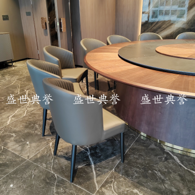 Factory Direct Sales Dining Table and Chair Seafood Posture Electric Table and Chair Hotel Simple Modern Soft Chair