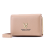 New Ladies' Purse PU Leather Short Antlers Wallet Mini Zipper Coin Purse Tri-Fold Buckle Card Holder