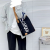 Korean Style Dongda Student Bag 2023 New Texture Thickening Print Letter Shopping Bag Canvas Bag Shoulder Bag