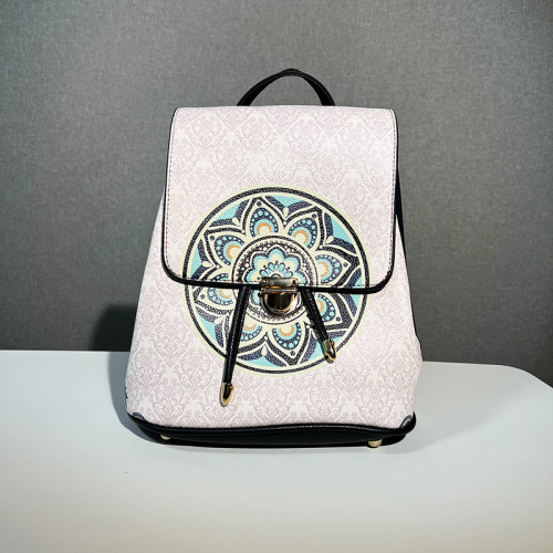 复古女士双肩包旅游纪念品收纳背包时尚休闲包包女民族风女包