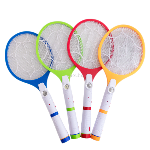 厂家直销批发多功能LED可充电大号强力电蚊拍灭蚊打苍蝇飞虫拍子