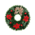 Cross-Border Christmas Wreath Vine Ring Artificial Flower Pine Cone Door Hanging Hotel Window Decoration Christmas Decorations Factory Direct Sales