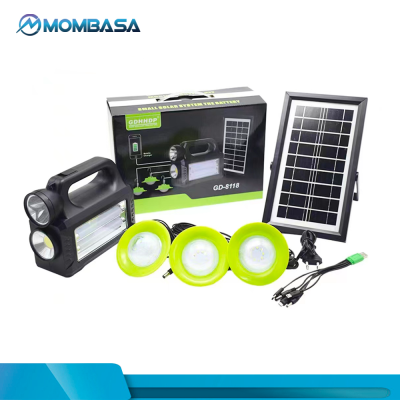  solar led light kits solar panel system mini solar system led lights for Outdoor camping 