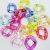 Bright Transparent Color Chain Buckle Acrylic Plastic Release Buckle Broken Ring Ornament Luggage Accessories DIY Loose