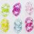 Bright Transparent Color Chain Buckle Acrylic Plastic Release Buckle Broken Ring Ornament Luggage Accessories DIY Loose