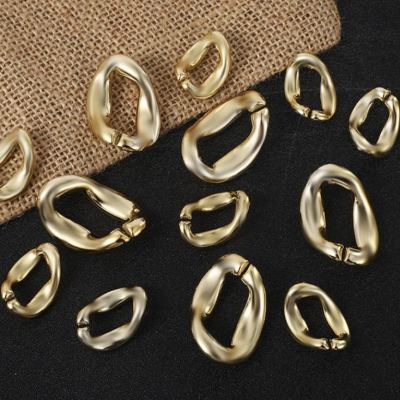 Open Matte Chain Acrylic Chain Uvkc Electroplated Assemble Clearomizer Bracelet Necklace Chain for Bags Mobile Phone Charm Shoe Buckle