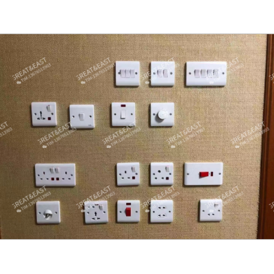 Glaiyi British Switch Panel Wall Socket Electrical Products