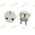 Electrical Products White European-Style to British Conversion Plug