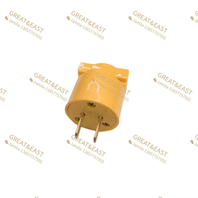 Electrical Products Yellow Industrial Plug American American Standard 15 A125v Male Connector