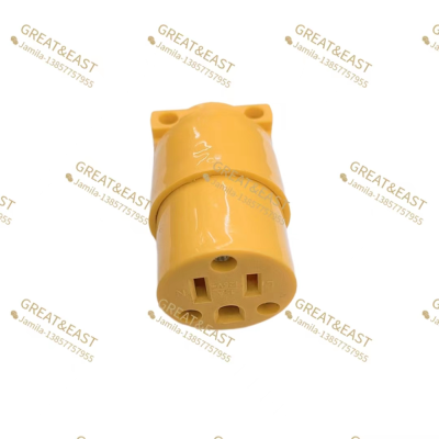 Electrical Products Yellow Industrial Plug American American Standard 15 A125v Smpw-K-F