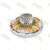Electrical Products Silver Yellow Leaf Plastic Lamp Holder Ceramic Core