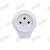 Israel Plug without Wire Assembly White 16A Three-Pole Female Wiring Plug Israel Power Plug