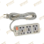 High-Power Socket 5 M Jack Multi-Function Power Strip Patch Panel Wired Socket
