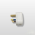 Electrical Products British White Plug with Indicator Light