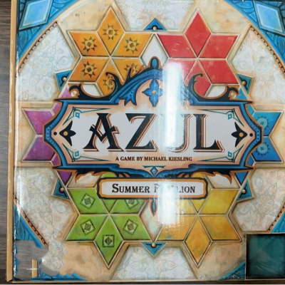 English Azul Tile Game