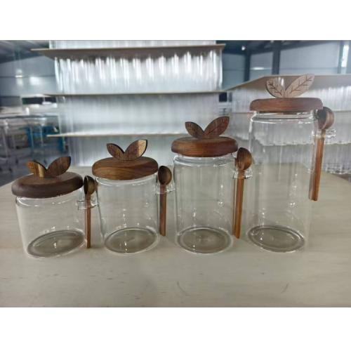 高硼硅玻璃密封罐 防潮保鲜 透明可视 厨房储物罐