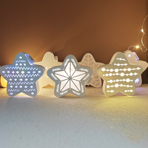 pentagram shape storage box silicone mold xingx atmosphere led night light plaster epoxy mold