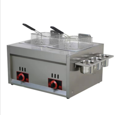 12L double-cylinder gas fryer French fries and chicken chops