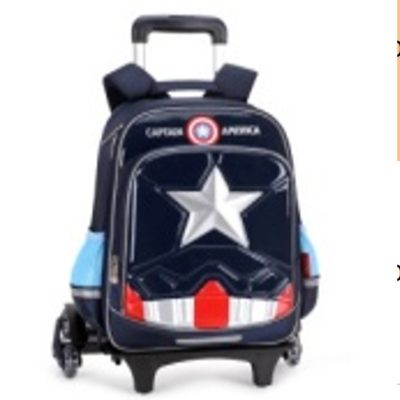 BA5111A-6 Disney Disney Cartoon Primary School Kindergarten Children Children Trolley Bag Bag