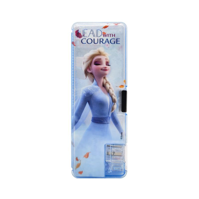 Disney Disney Dm28118 Series Student Double-Sided Multi-Functional Ice and Snow Sophia Plastic Pencil Case