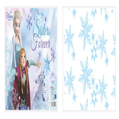 Disney Disney E0101a/F Student Children Book Cover Transparent Frosted Self-Adhesive Cartoon Cute Waterproof Book Cover