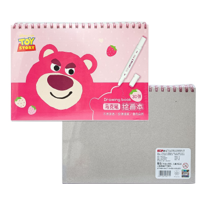 Disney Dm23907t/12T Student Strawberry Bear Children Marker Pen Sketchbook Painting Book