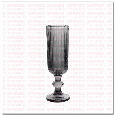 Striped Glass Cup Wine Juice Cup High-Grade Goblet Transparent Champagne Cup
