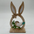 Easter Wooden Rabbit Head Ornaments
