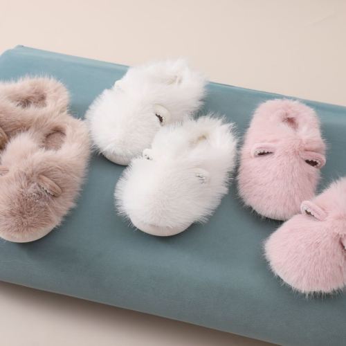Cool Mink Fried Fur Winter Cotton Slippers Fashionable and Tasteful Simple but Not Simple Offline Hot Wholesale