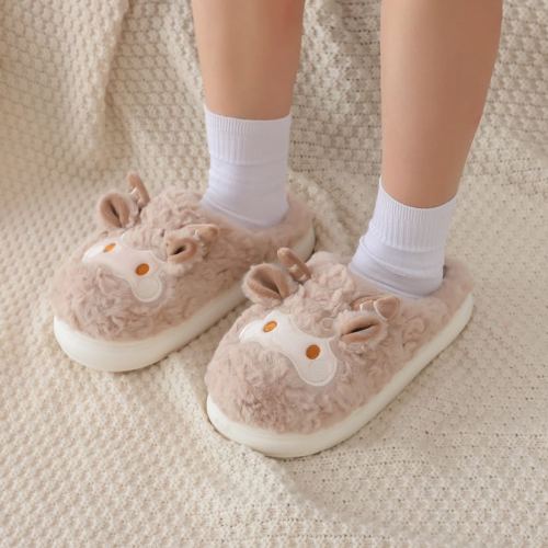 2023 Sheep Series Winter Cotton Slippers Fashionable and Tasteful Simple but Not Simple Offline Popular