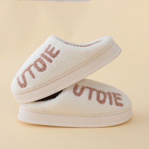 2023 Towel Embroidery Winter Cotton Slippers Fashionable and Tasteful Simple but Not Simple Offline Popular