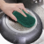 Super-thick dishwashing cloth to remove oil stains