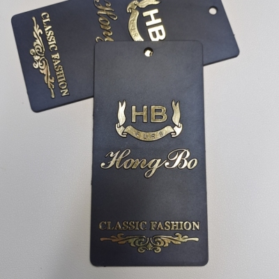 Pvc Card Plastic Hang Tag Injection Brand Thickened High-End Listing Clothing Accessories Custom Logo