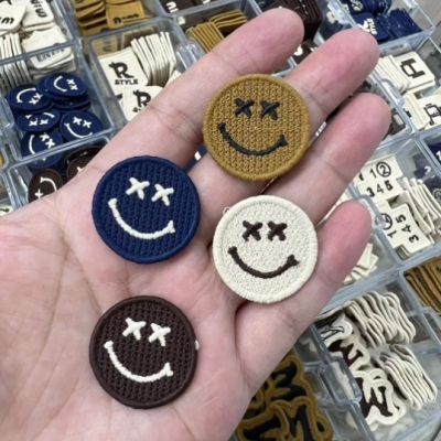 Embroidery Decorative Labeling Smiley Face Mark 777 Mark Nim Mark Large a Mark 100 Mark Large G Mark M Mark R Mark 12345 Mark Spot Mark