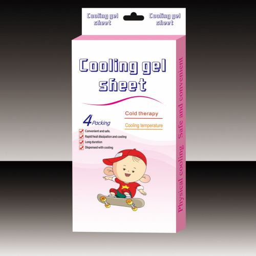 厂家直销成人儿童防暑降温贴 清凉冰凉贴冷敷舒适日用应急跨境外贸