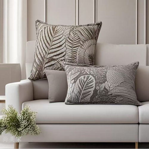 青楸自然风抱枕休闲舒适靠背床头沙发 家居装饰柔软舒适