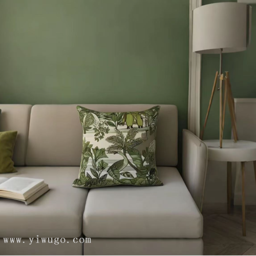 法式抱枕透气舒适纯棉面料 自然悠闲家居装饰 家居用品