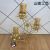 S802 New Candlestick Crystal Glass Candlestick Metal Candlestick European Candlestick Decorative Crafts