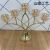S702 Metal Candlestick Alloy Candlestick Crystal Candlestick Glass Candlestick Home Decorations Decorative Crafts