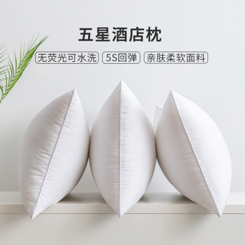 feather velvet pillow inner suit a pair of pillows single one adult neck pillow insert double
