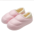 Poop Feeling Ankle Wrap Cotton Slippers Female Home Outdoor Keep Warm Fleece-Lined Couple Fluffy Shoes