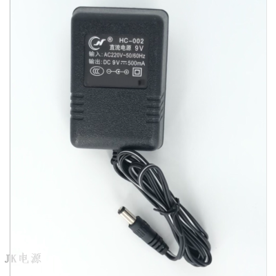 Wall-Mounted 6v500ma Power Adapter 6v0.5a DC Power Supply Charger