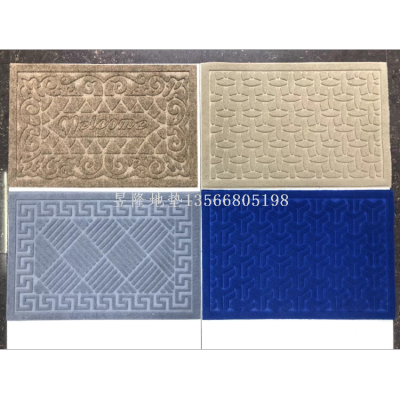 Factory Direct Sales Carpet Non-Slip Mat Climbing Pad Floor Mat Door Mat Brushed Rectangular Seamless Rubber Pad