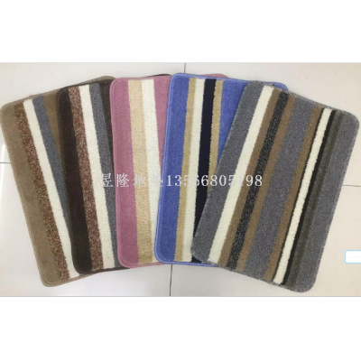 Factory Direct Carpet Floor Mat Anti-Slip Mat Bathroom Door Mat Absorbent Mat Floor Mat Colorful Velvet