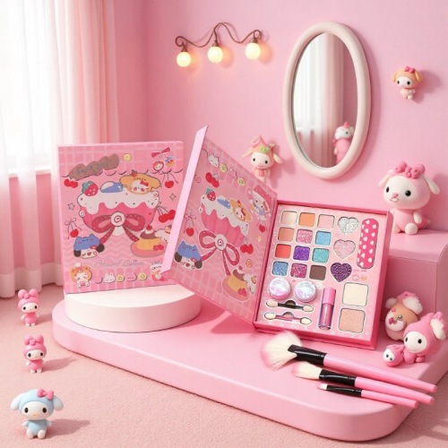 VARIEDQUEEN爆款多色彩妆盘套盒面部化妆腮红眼影粉饼通勤快速妆