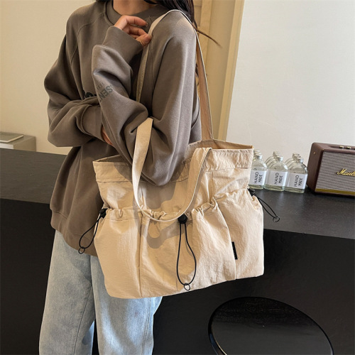 跨境休闲大包包女2024新款时尚女士单肩斜挎包大容量通勤托特包