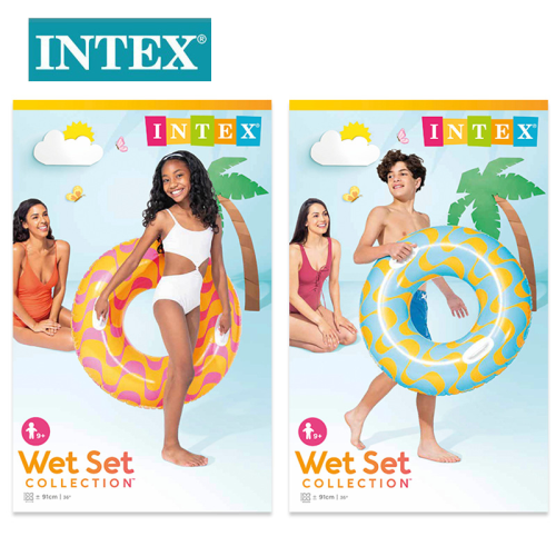 intex59256 five-pointed star swimming swim ring thickened with handle adult life buoy beach water playing toy